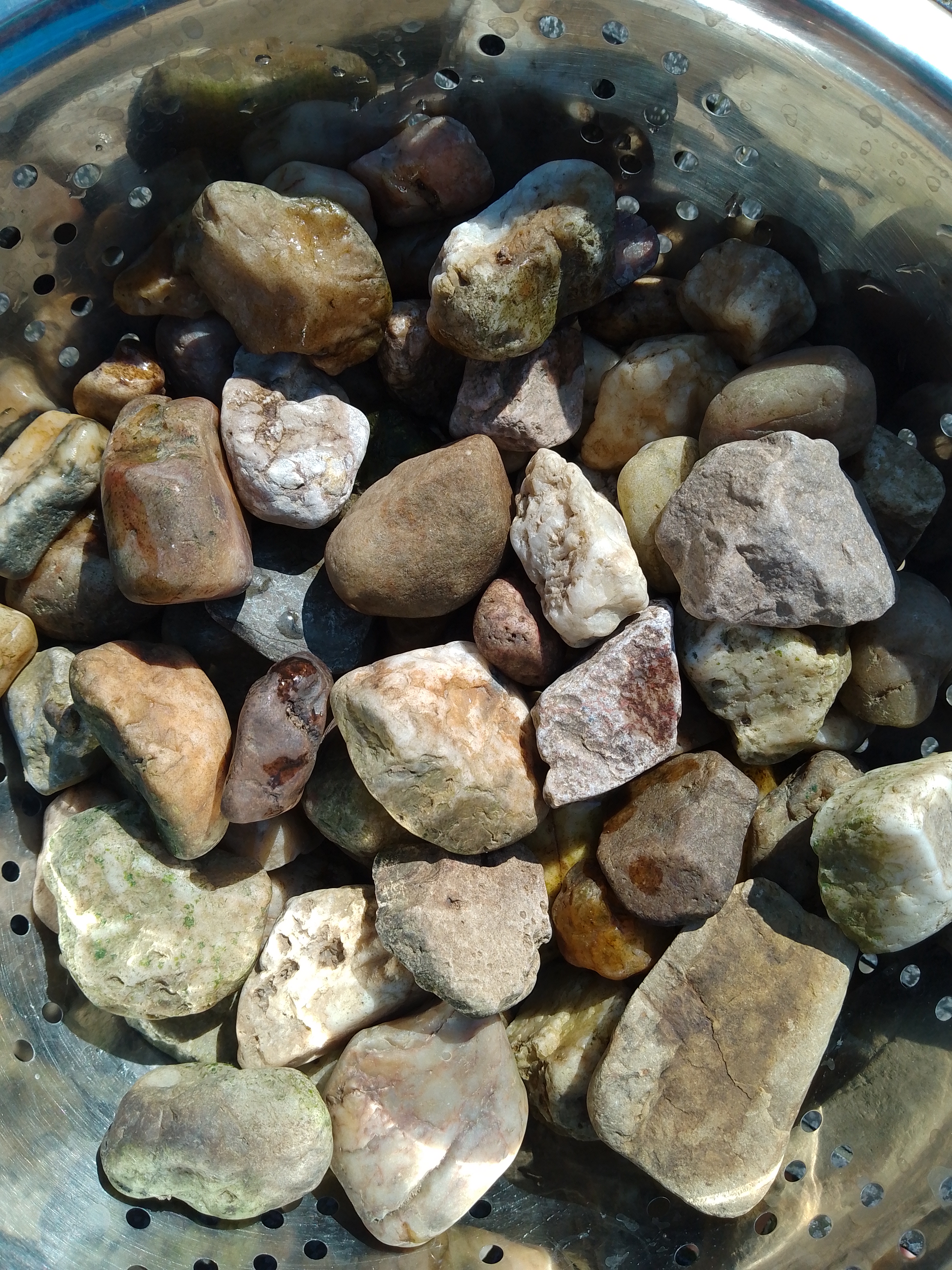 Polished River Rocks – Finally! – The Path to My Heart